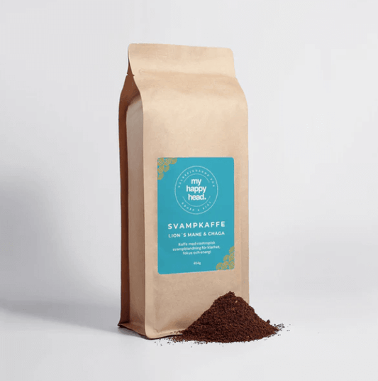 Svampkaffe med Lion´s Mane & Chaga - Naturlig boost för energi och fokus (454g)